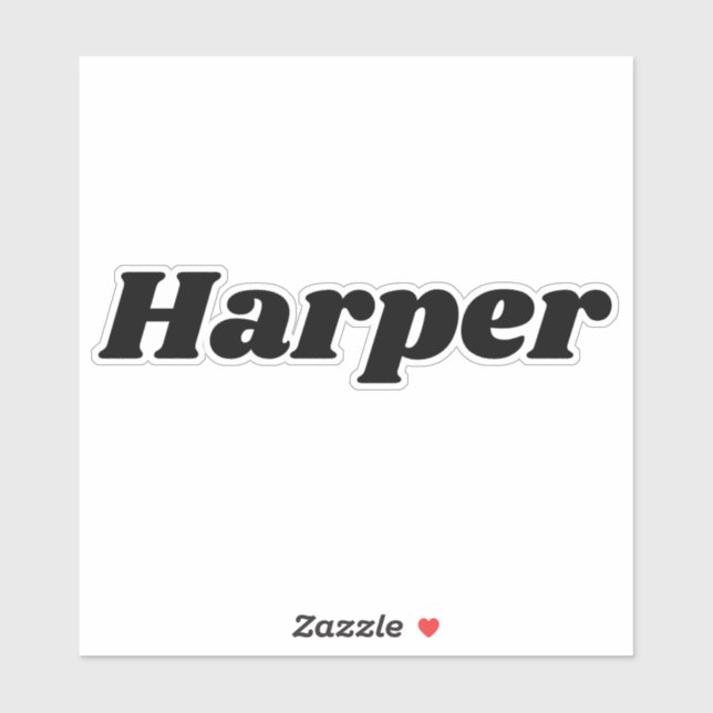 Sticker Harper (Feuille)