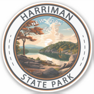 Sticker Harriman State Park New York Badge