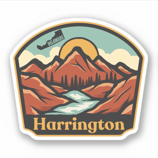 Sticker Harrington, Delaware  (Devant)