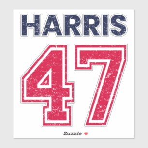 Sticker Harris 47 I - Kamala Harris Pour Président