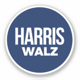 Sticker Harris Walz