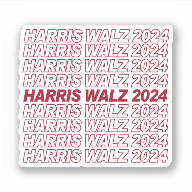 Sticker Harris Walz 2024 (Devant)