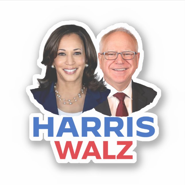 Sticker Harris Walz 2024 (Devant)