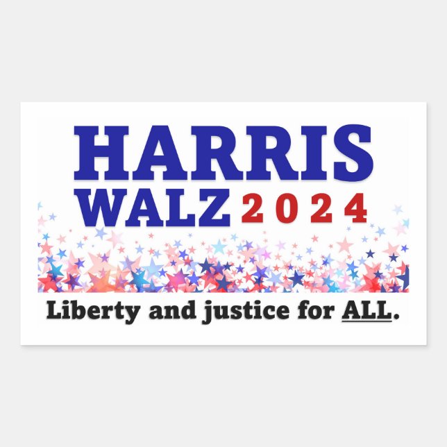 Sticker Harris Walz 2024 (Devant)