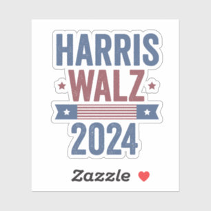 Sticker Harris Walz 2024 Election Kamala Tim Waltz America