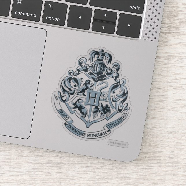 Sticker Harry Potter | Cimier de Poudlard - Bleu (Détail)