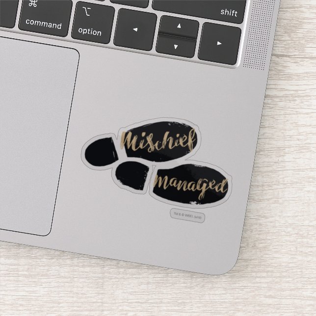 Sticker Harry Potter| Empreintes de la carte MISCHIEF MANA (Détail)