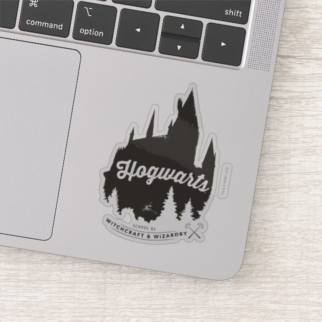 Sticker Harry Potter | HOGWARTS™ Castle Typographie (Détail)