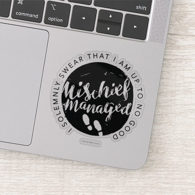 Sticker Harry Potter | Marauder's Map Charms Typographie (Détail)