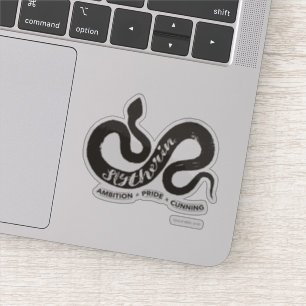 Sticker Harry Potter   SLYTHERIN™ Silhouette Typographie