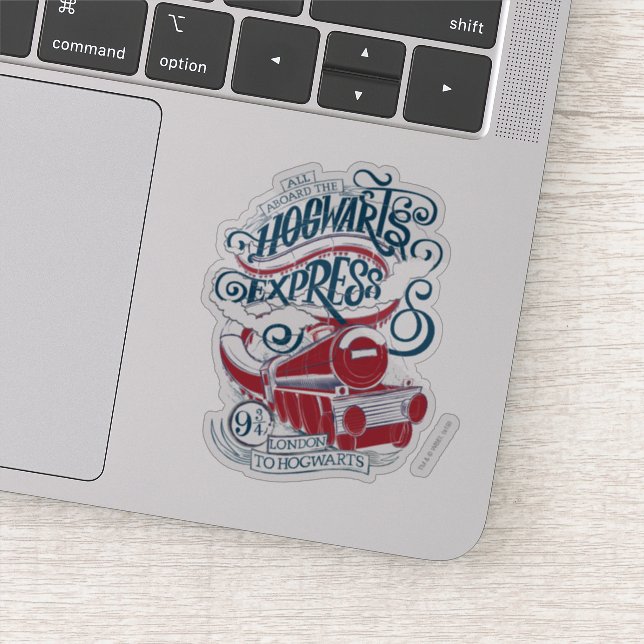 Sticker Harry Potter | Typographie Express Hogwarts (Détail)