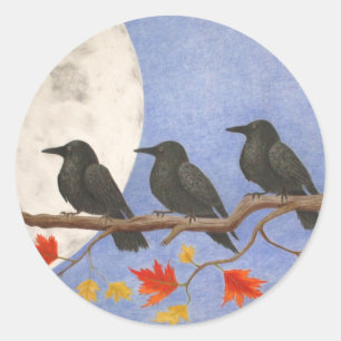 Sticker Harvest Crows
