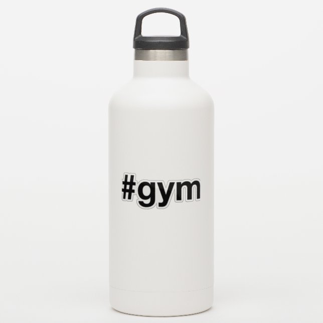 Sticker Hashtag GYM (Gourde)
