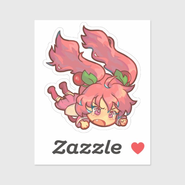 Sticker Hatsune Miku Sakura Ver. Falling (Feuille)