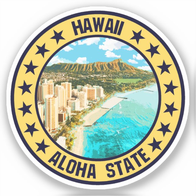 Sticker Hawaii (Recto)