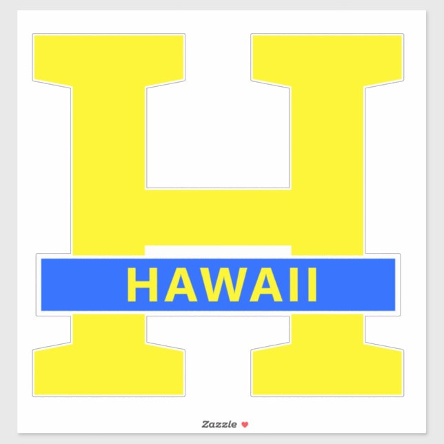Sticker Hawaii (Feuille)