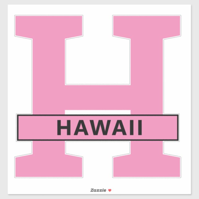 Sticker Hawaii (Feuille)