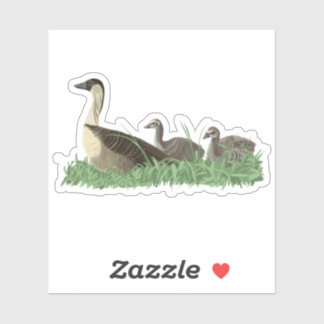 Sticker Hawaii State Bird Nene Goose Family