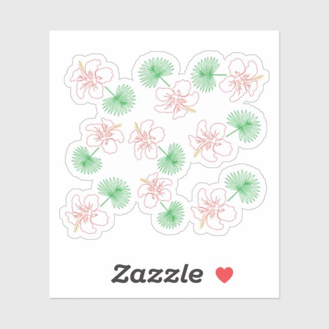 Sticker Hawaiian 02 (Feuille)