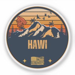 Sticker Hawi, Hawaï