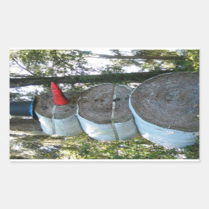Sticker Hay Snowman