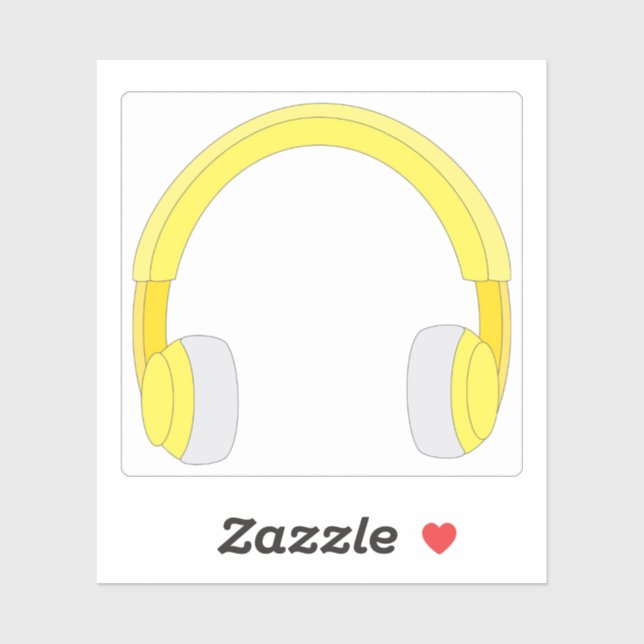 Sticker Headphones (Feuille)