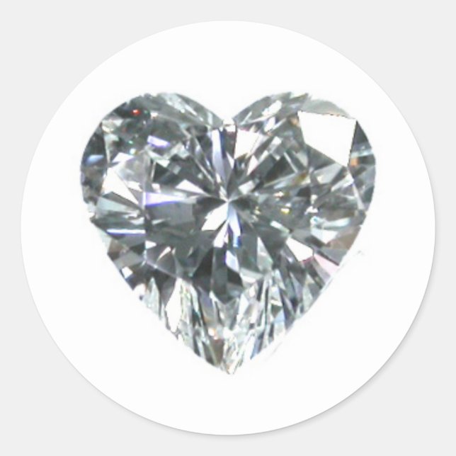 Sticker Heart Diamond (Devant)
