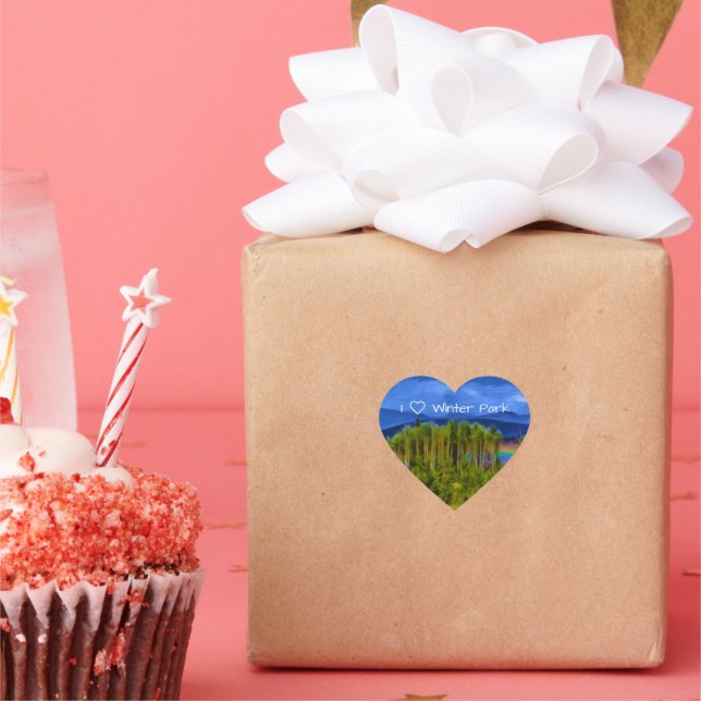 Sticker Heart Park d'hiver (Fête)