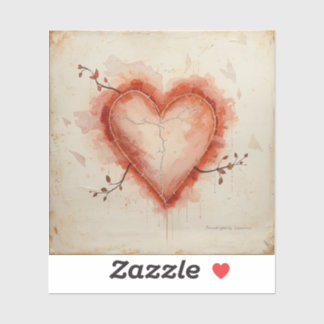 Sticker Heart-Themed Painting Images Collection