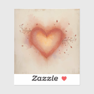 Sticker Heart-Themed Painting Images Collection