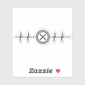 Sticker Heartbeat du trader xrp