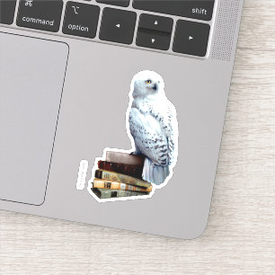 Sticker Hedwig dans les livres
