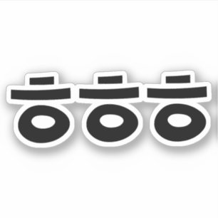 Sticker HEHEHEHE ㅎ ㅎ ㅎ Coréen Slang