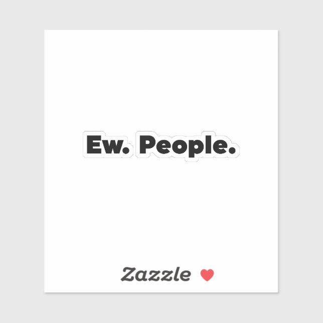 Sticker Hein. Les gens. (Feuille)