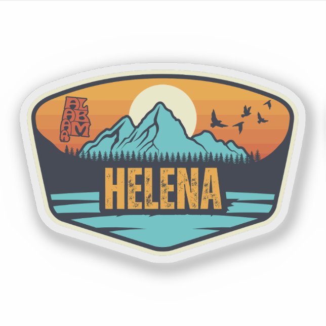Sticker Helena, Alabama (Devant)