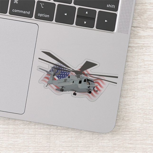 Sticker Hélicoptère militaire CH-53E (Détail)
