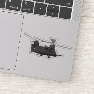 Sticker Hélicoptère militaire MH-47 Chinook