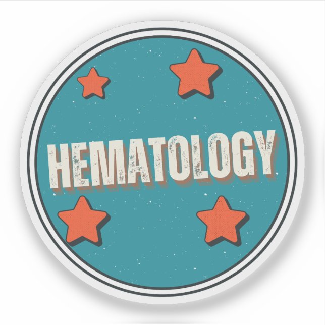 Sticker Hématologie (Devant)