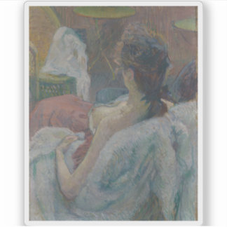 Sticker Henri de Toulouse-Lautrec - Le modèle de repos