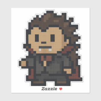 Sticker hérisson vampire 6x6