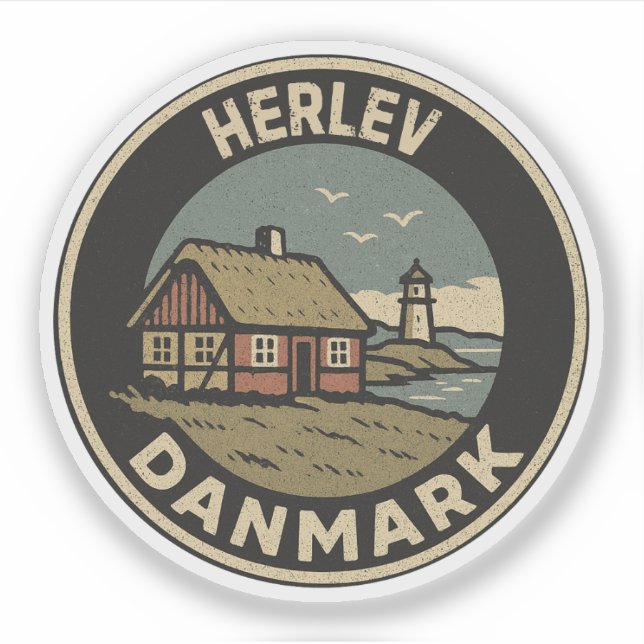 Sticker Herlev, Danemark Danmark  (Devant)
