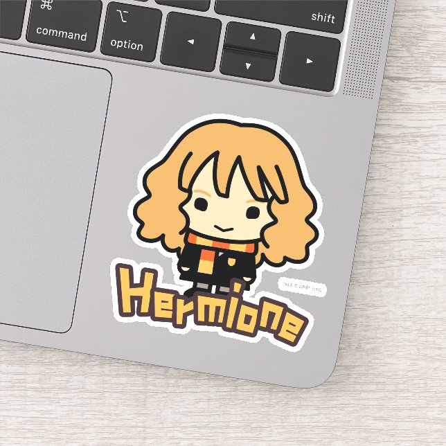 Sticker Hermione Granger personnage de dessin de personnag (Détail)