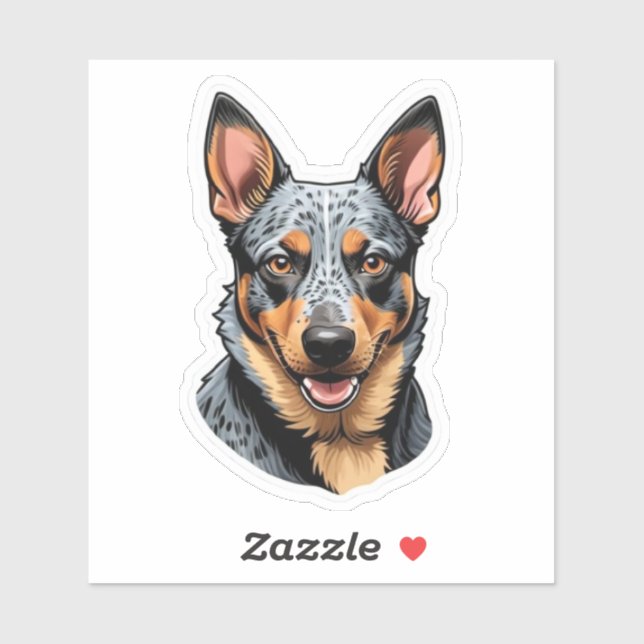 Sticker Heure bleue (Feuille)