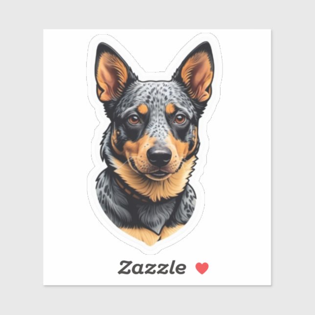 Sticker Heure bleue (Feuille)