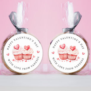 Sticker Heureuse Sainte-Valentin Sweet Cupcakes