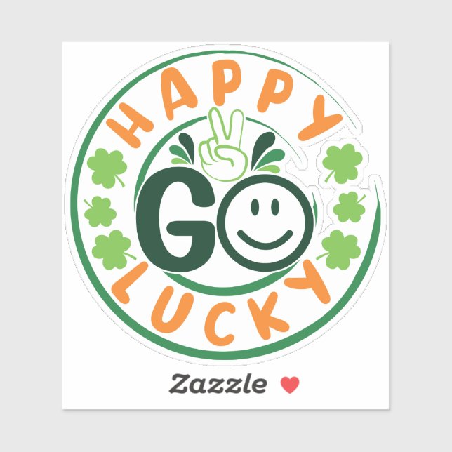 Sticker Heureux Go Lucky-52904 (Feuille)