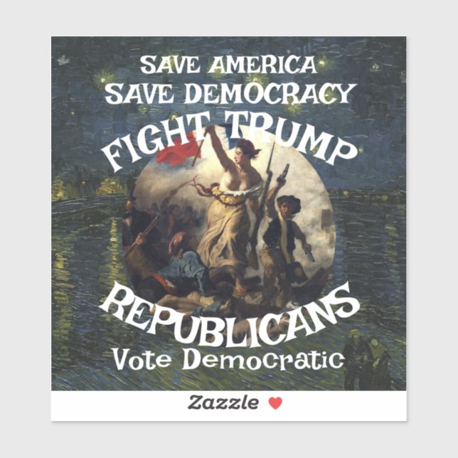 Sticker HG FW FV Trump (Feuille)