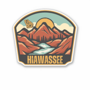 Sticker Hiawassee, Géorgie