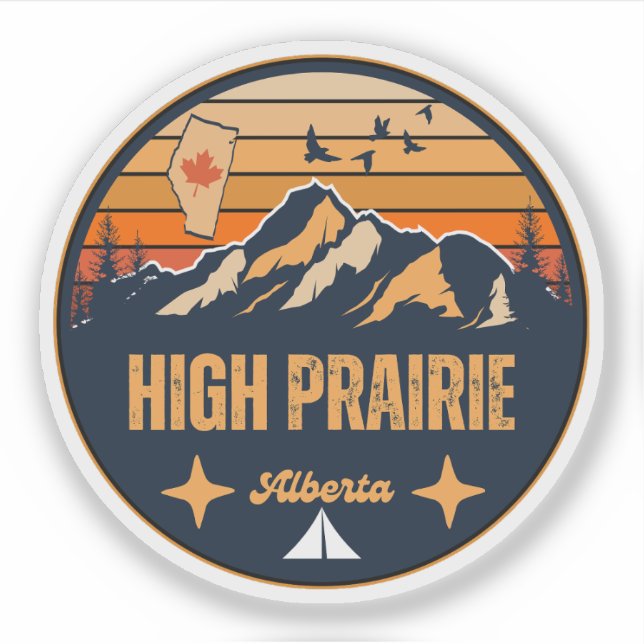 Sticker High Prairie (Alberta) (Devant)