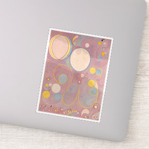 Sticker Hilma Af Klint, Le Dix Plus Grand No8, Art Abstrai